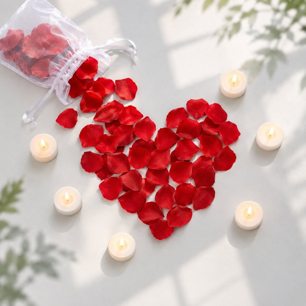 Kit de Pétalos y Velas LED